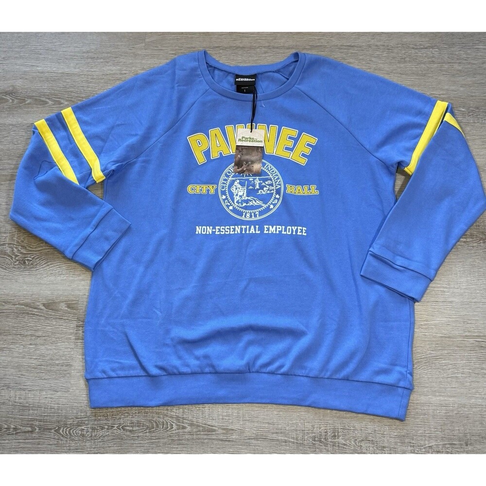 NWT Torrid X Parks & Recreation Pawnee City Hall Sweater Size (1)